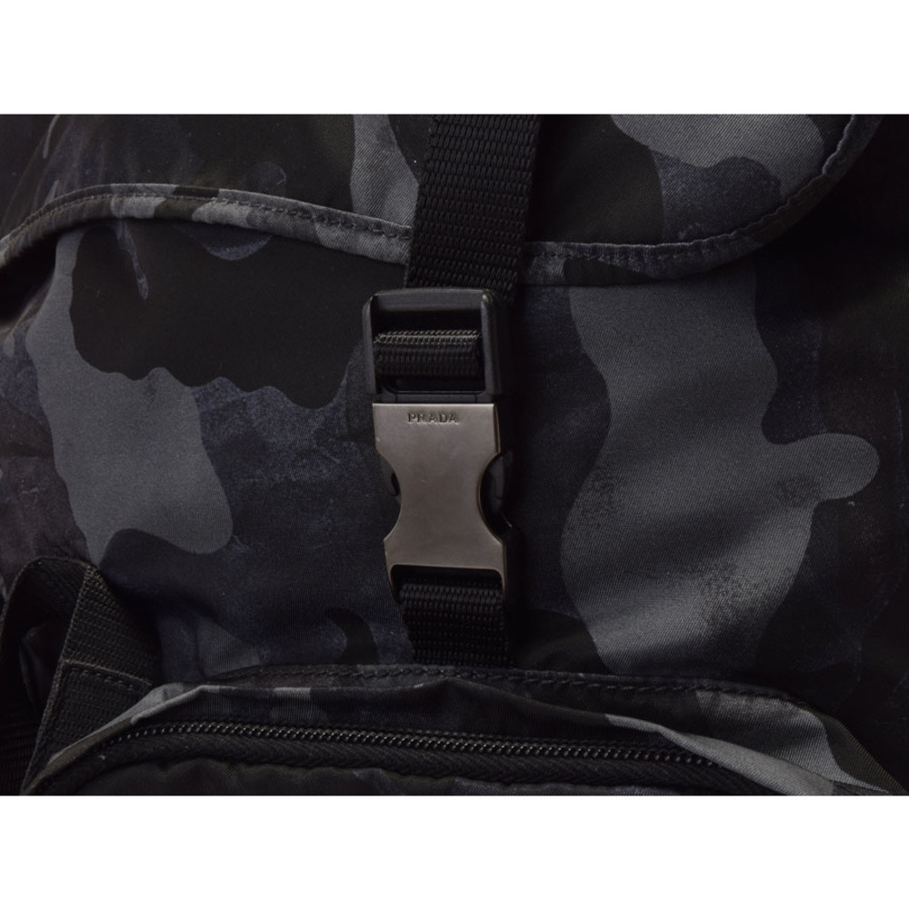 Prada Backpack Camouflage Pattern Gray Nylon - image 7